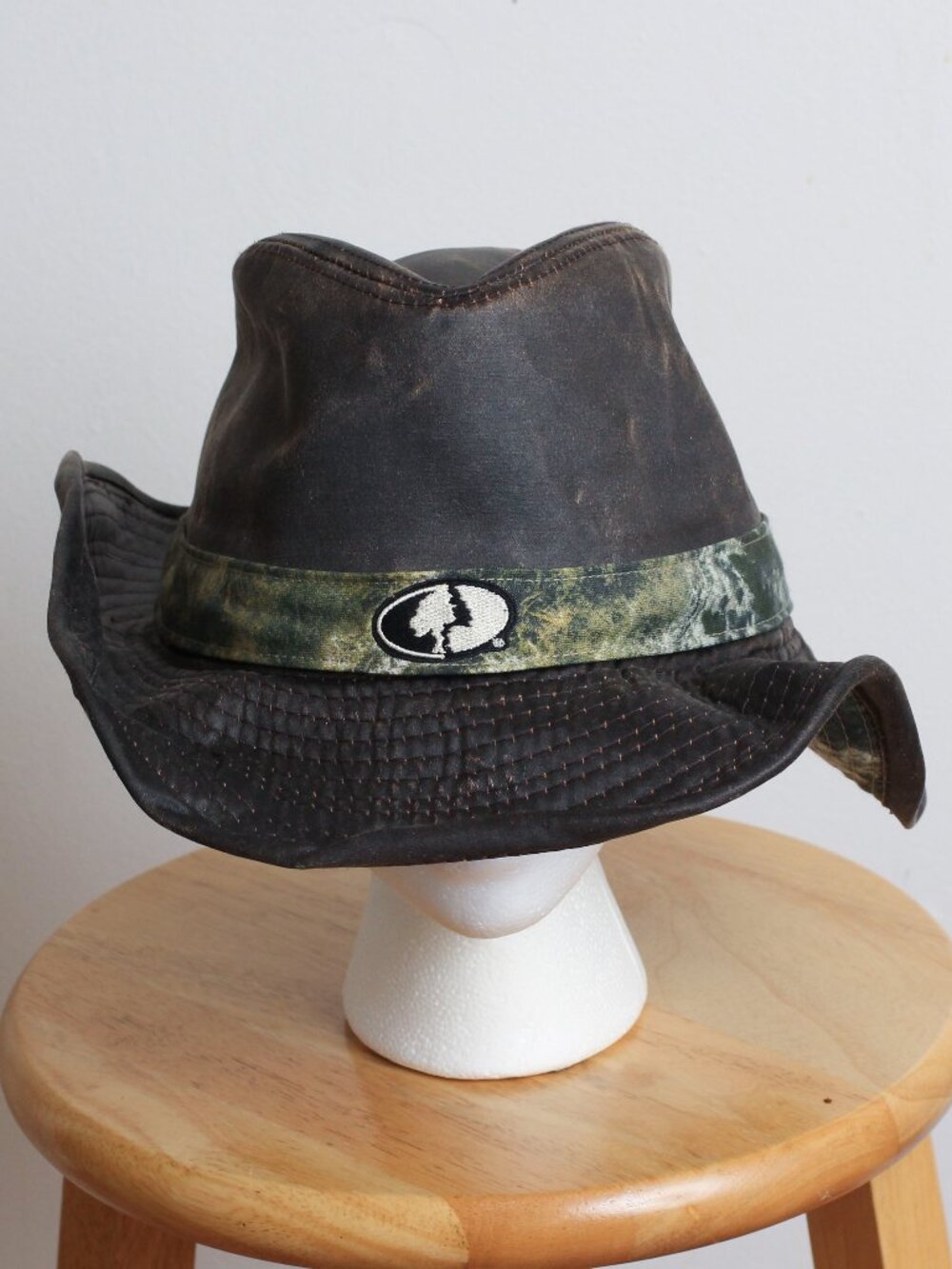 Mossy Oak Weathered Cowboy Hat Mens L/XL Camo Western